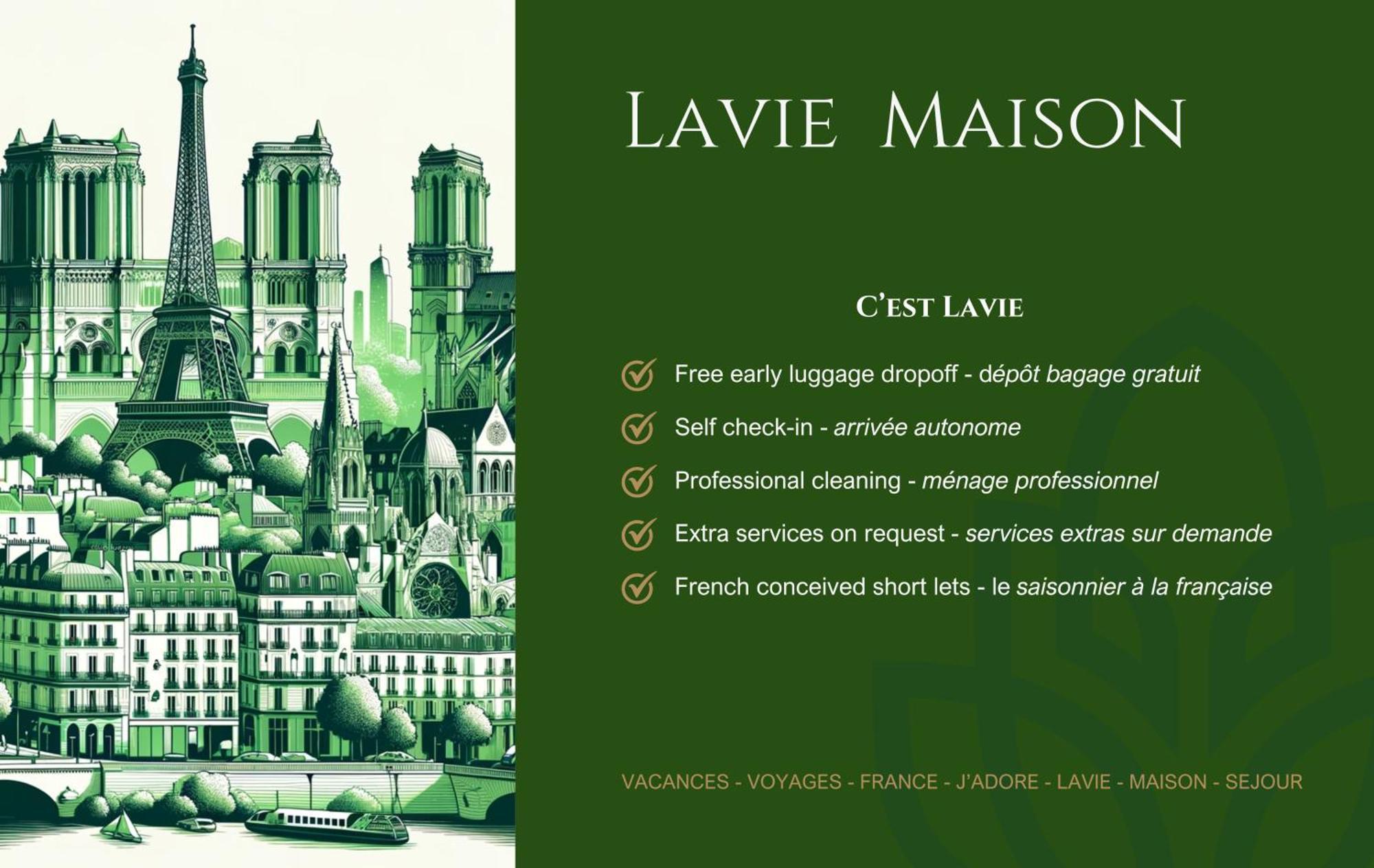Lavie Maison Balneo Garden Flat Bordeaux Exteriör bild